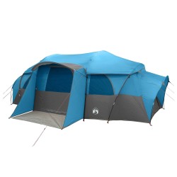 Tente familiale avec auvent imperméable Bleu 10 personnes 631705631705