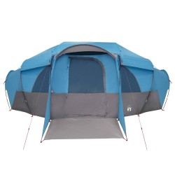 Tente familiale avec auvent imperméable Bleu 10 personnes 631705631705