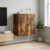 Armoire Murale Chêne fumé 59 x 31 x 60 cm Bois d'ingénierie 631717631717