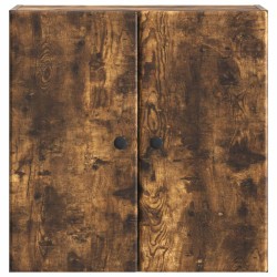 Armoire Murale Chêne fumé 59 x 31 x 60 cm Bois d'ingénierie 631717631717