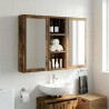 Armoire murale de salle de bain Chêne Fumé 20 x 10 x 50 cm 631724631724