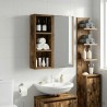 Armoire murale de salle de bain Chêne Fumé 20 x 10 x 50 cm 631724631724