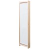 Cloison de séparation 3 panneaux Crème 120x170x4 cm Tissu 631726631726