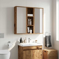 Armoire murale de salle de bain Bois ancien 20 x 14 x 70 cm 631731631731