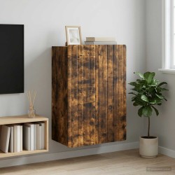 Armoire Murale Chêne fumé 66 x 34,5 x 92 cm Bois d'ingénierie 631739631739