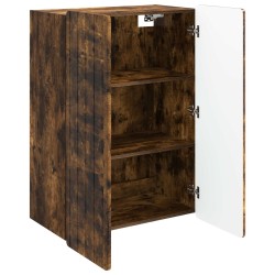 Armoire Murale Chêne fumé 66 x 34,5 x 92 cm Bois d'ingénierie 631739631739