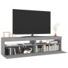 Meubles TV avec lumières LED 2 pcs Sonoma gris 75x35x40 cm 631747631747