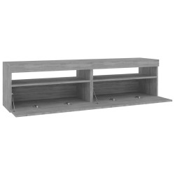 Meubles TV avec lumières LED 2 pcs Sonoma gris 75x35x40 cm 631747631747