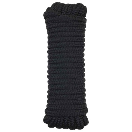 Corde de bateau 9 m 2 Noir Polyester 631756631756