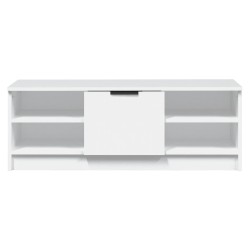 Meuble TV Blanc 102x35,5x36,5 cm Bois d'ingénierie 631761631761