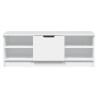 Meuble TV Blanc 102x35,5x36,5 cm Bois d'ingénierie 631761631761