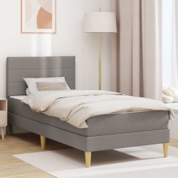 Cadre de lit Taupe 100 x 200 cm Polyester 631762631762