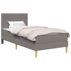Cadre de lit Taupe 100 x 200 cm Polyester 631762631762