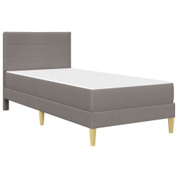 Cadre de lit Taupe 100 x 200 cm Polyester 631762631762