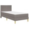 Cadre de lit Taupe 100 x 200 cm Polyester 631762631762