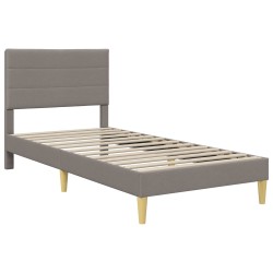Cadre de lit Taupe 100 x 200 cm Polyester 631762631762