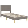Cadre de lit Taupe 100 x 200 cm Polyester 631762631762