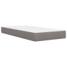 Cadre de lit Taupe 100 x 200 cm Polyester 631762631762