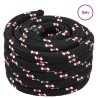 Corde de bateau 5 m 3 Noir et Rouge PP 631767631767
