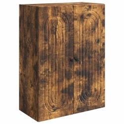 Armoire Murale Chêne fumé 66 x 34,5 x 90 cm Bois d'ingénierie 631768631768
