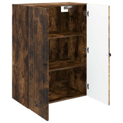 Armoire Murale Chêne fumé 66 x 34,5 x 90 cm Bois d'ingénierie 631768631768