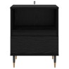 Cabinet de chevet Chêne noir 40 x 35 x 50 cm Bois d'ingénierie 631771631771