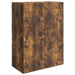 Armoire Murale Chêne fumé 66 x 34,5 x 90 cm Bois d'ingénierie 631772631772