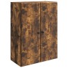 Armoire Murale Chêne fumé 66 x 34,5 x 90 cm Bois d'ingénierie 631774631774