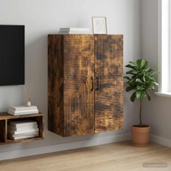 Armoire Murale Chêne fumé 66 x 34,5 x 90 cm Bois d'ingénierie 631775631775
