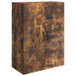 Armoire Murale Chêne fumé 66 x 34,5 x 90 cm Bois d'ingénierie 631775631775