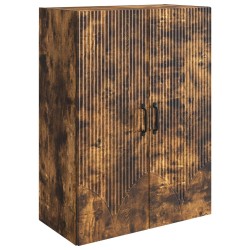 Armoire Murale Chêne fumé 66 x 34,5 x 90 cm Bois d'ingénierie 631777631777