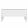 Table basse Blanc 102x50,5x46,5 cm Bois d'ingénierie 631778631778