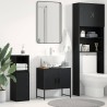 Meuble de Lavabo de Salle de Bain Chêne noir 60 x 30 x 60 cm 631779631779
