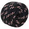 Corde de bateau 5 m 4 Noir et Rouge PP 631782631782