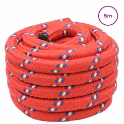 Corde de bateau 5 m 6 Rouge PP 631787631787