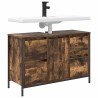 Meuble sous-vasque avec tiroirs chêne fumé 90x34,5x60 cm 631788631788