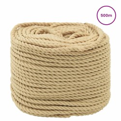 Corde de bateau 500 m 0.6 Naturel PP 631789631789