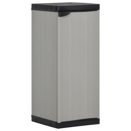 Armoire de rangement de jardin 1 étagère Gris/noir 35x40x85 cm 631790631790