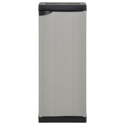 Armoire de rangement de jardin 1 étagère Gris/noir 35x40x85 cm 631790631790