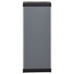 Armoire de rangement de jardin 1 étagère Gris/noir 35x40x85 cm 631790631790