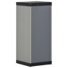 Armoire de rangement de jardin 1 étagère Gris/noir 35x40x85 cm 631790631790