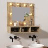 Armoire de miroir avec LED Chêne sonoma 60x31,5x62 cm 631791631791
