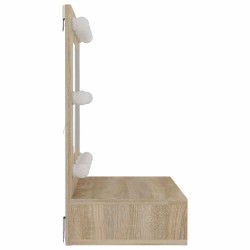 Armoire de miroir avec LED Chêne sonoma 60x31,5x62 cm 631791631791
