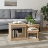 Tables basses 3 pcs chêne sonoma bois d'ingénierie 631799631799