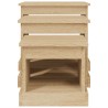 Tables basses 3 pcs chêne sonoma bois d'ingénierie 631799631799