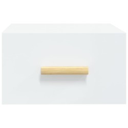 Tables de chevet murales 2 pcs blanc 35x35x20 cm 631802631802