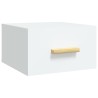 Tables de chevet murales 2 pcs blanc 35x35x20 cm 631802631802