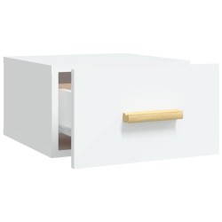 Tables de chevet murales 2 pcs blanc 35x35x20 cm 631802631802