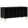 Meuble à vinyles Chêne noir 100 x 38 x 48 cm Bois d'ingénierie 631808631808