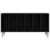 Meuble à vinyles Chêne noir 100 x 38 x 48 cm Bois d'ingénierie 631808631808